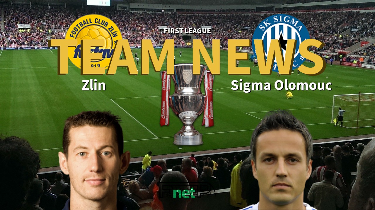 First League News: Tescoma Zlín vs Sigma Olomouc Confirmed Line-ups