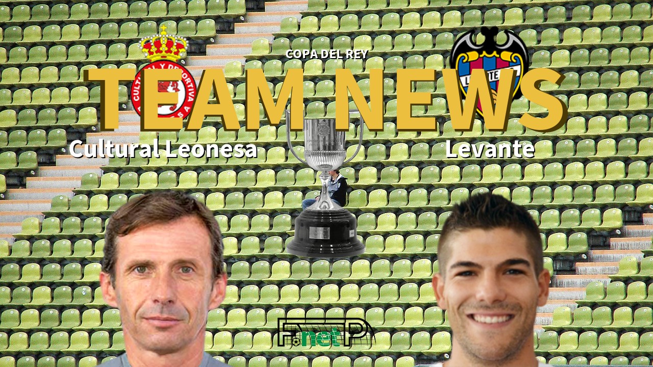 Copa del Rey News: Cultural Leonesa vs Levante Confirmed Line-ups