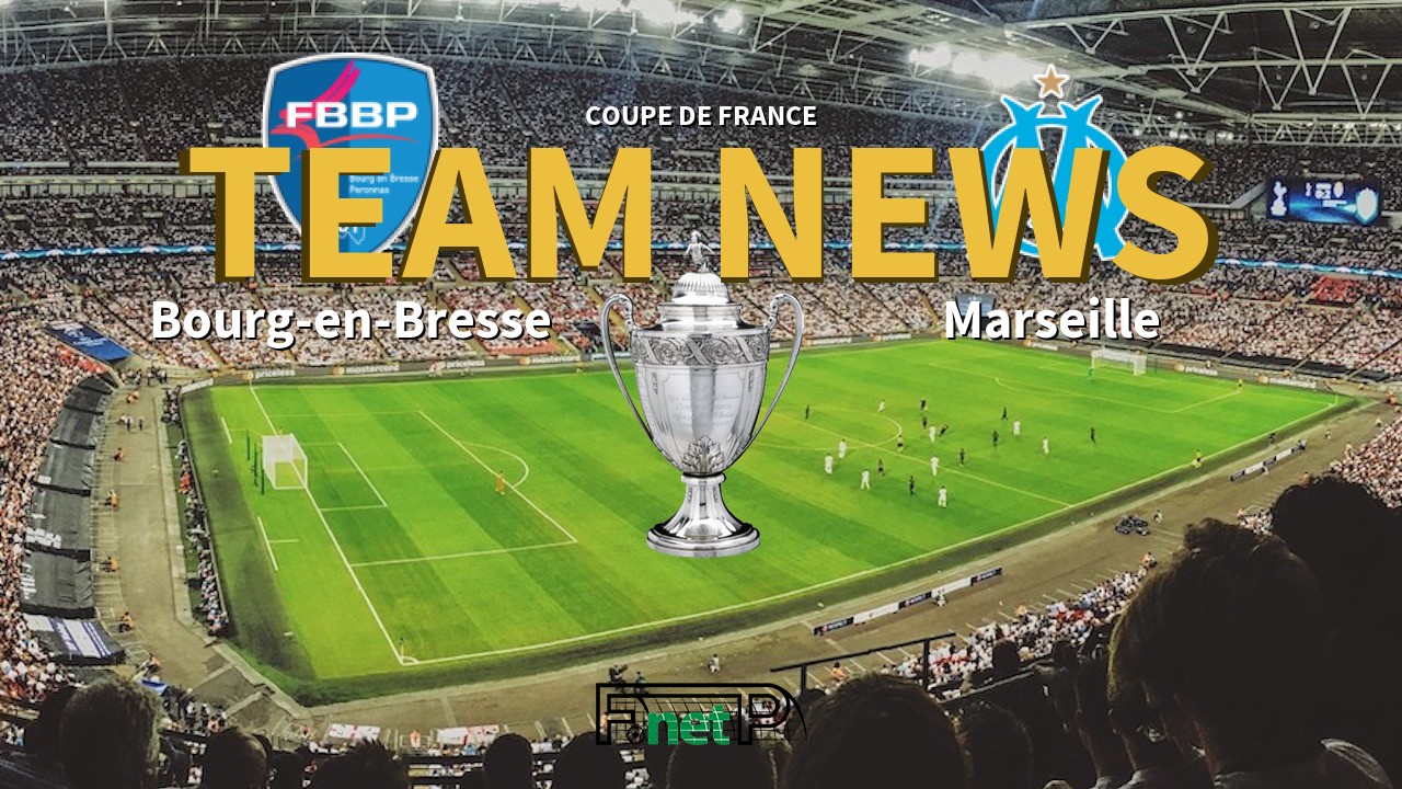 Coupe De France News: Bourg-en-Bresse vs Marseille Confirmed Line-ups