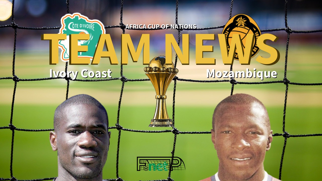 Africa Cup of Nations News: Ivory Coast vs Mozambique Confirmed Line-ups