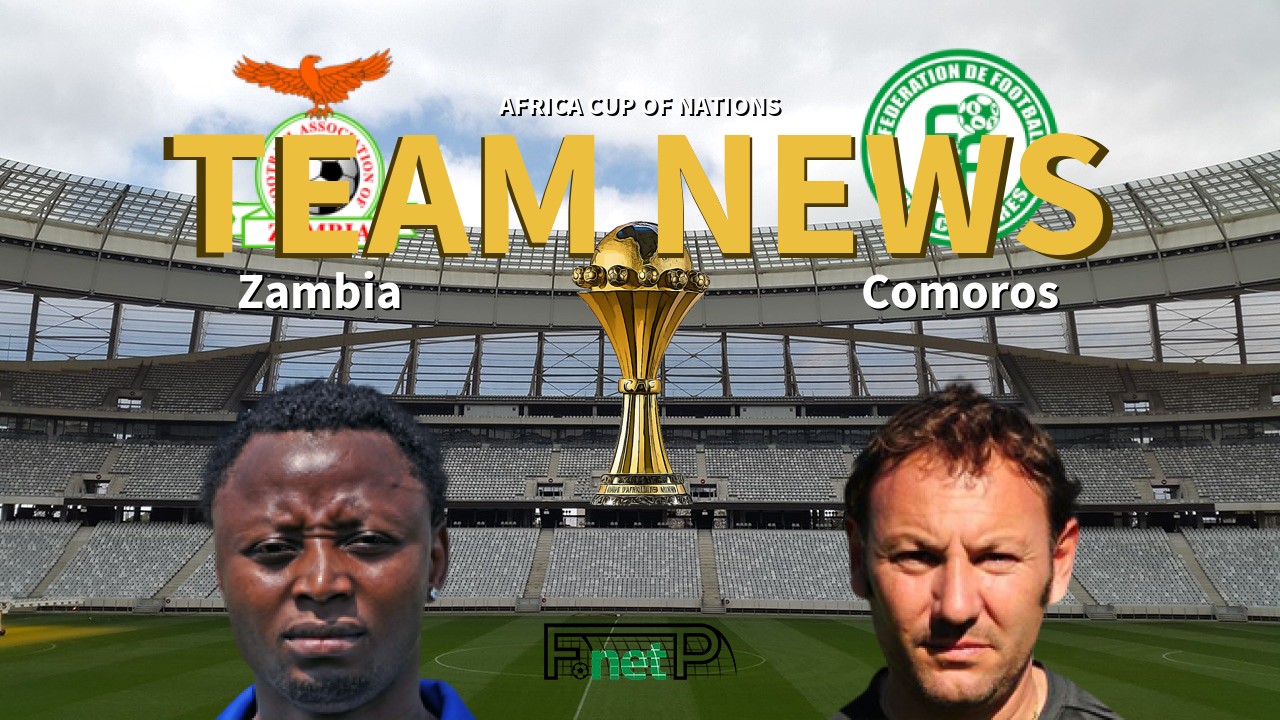 Africa Cup of Nations News: Zambia vs Comoros Confirmed Line-ups