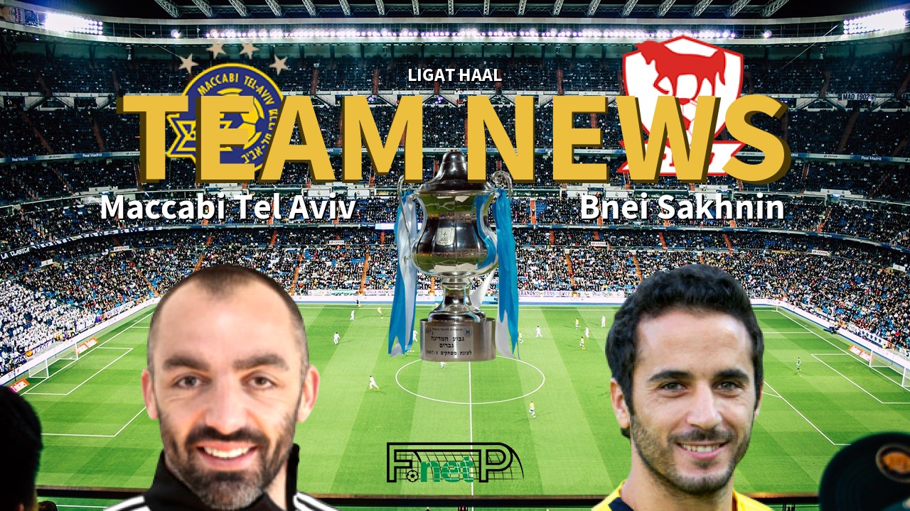 Ligat HaAl News: Maccabi Tel Aviv vs Bnei Sakhnin Confirmed Line-ups