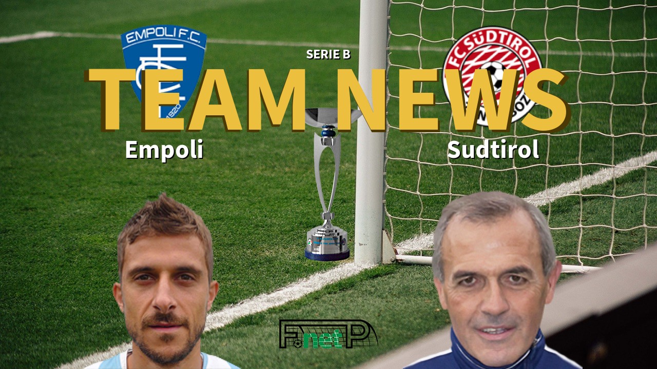 Serie B News: Empoli vs Südtirol-Alto Adige Confirmed Line-ups