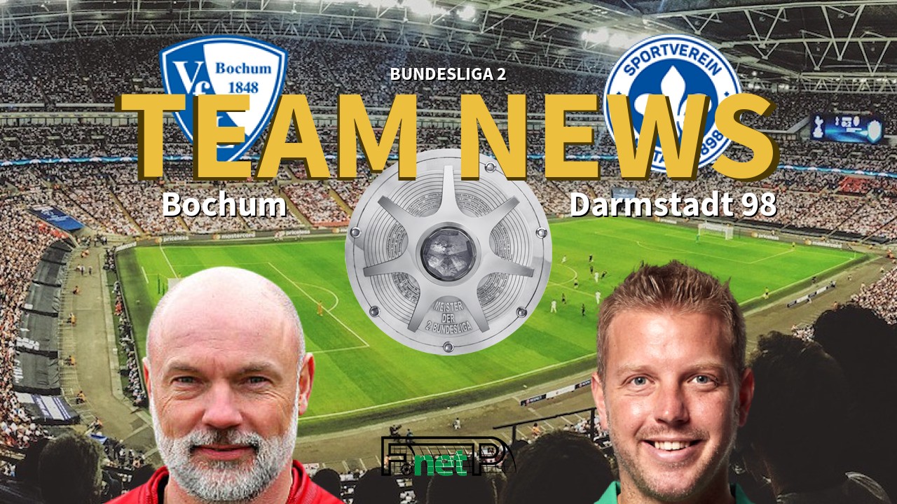 Bundesliga 2 News: VfL Bochum vs Darmstadt Confirmed Line-ups