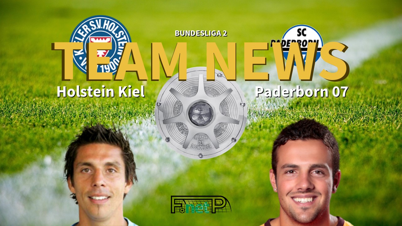 Bundesliga 2 News: Holstein Kiel vs Paderborn Confirmed Line-ups