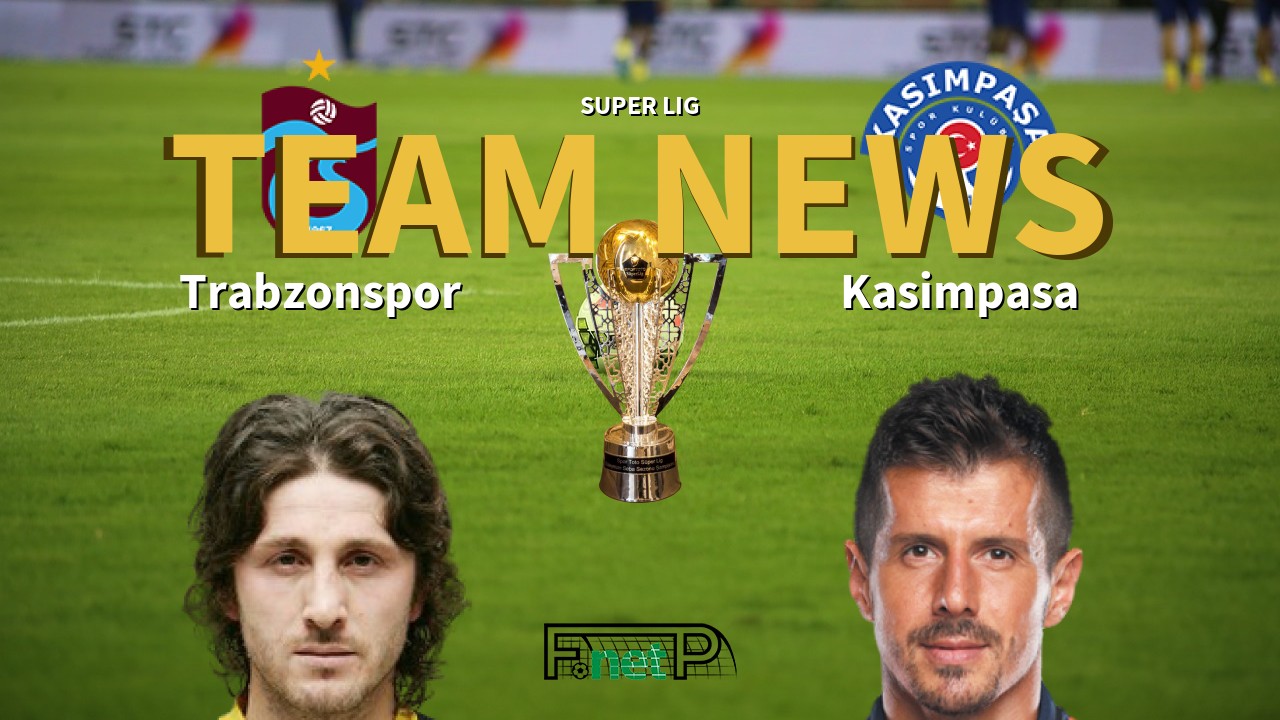Super Lig News: Trabzonspor vs Kasimpasa Confirmed Line-ups