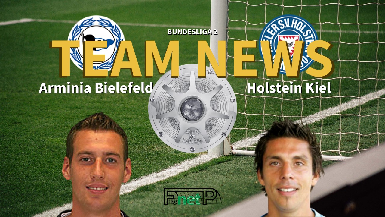 Bundesliga 2 News: Arminia Bielefeld vs Holstein Kiel Confirmed Line-ups