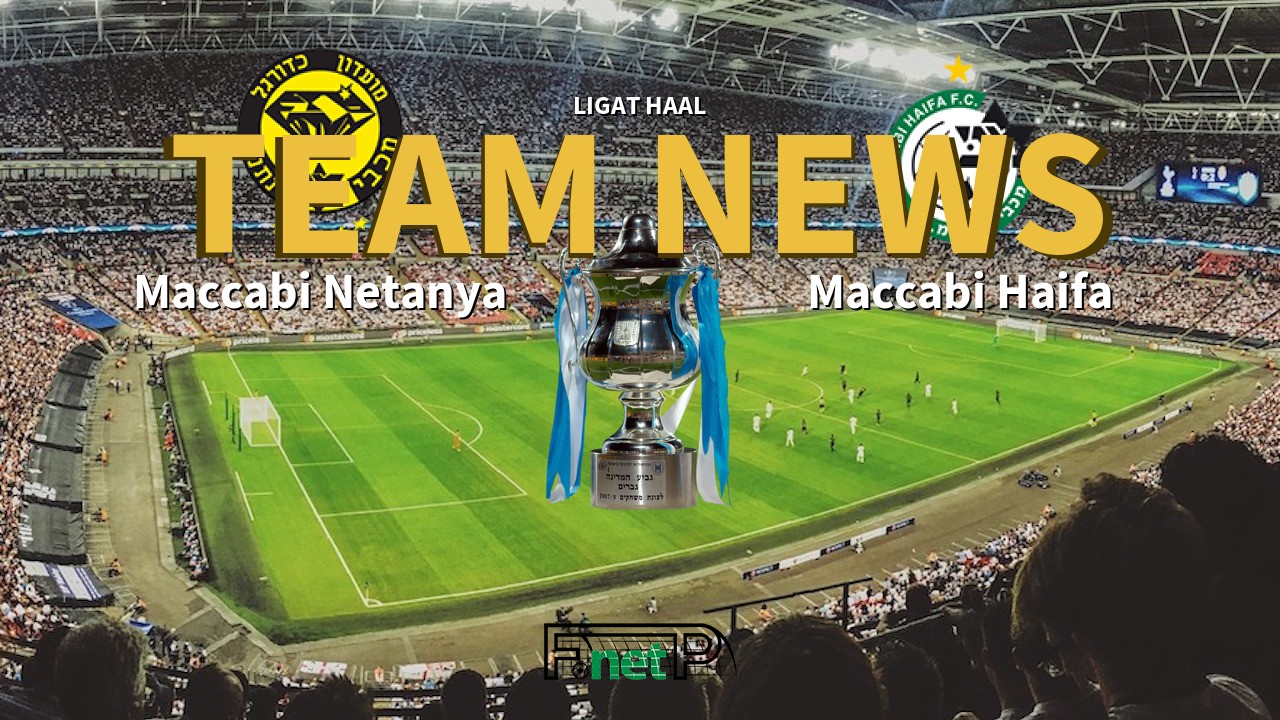 Ligat HaAl News: Maccabi Netanya vs Maccabi Haifa Confirmed Line-ups