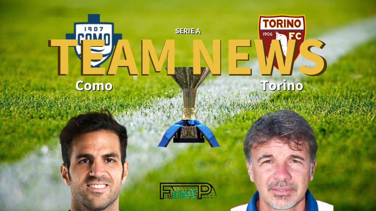 Serie A News: Como vs Torino Confirmed Line-ups