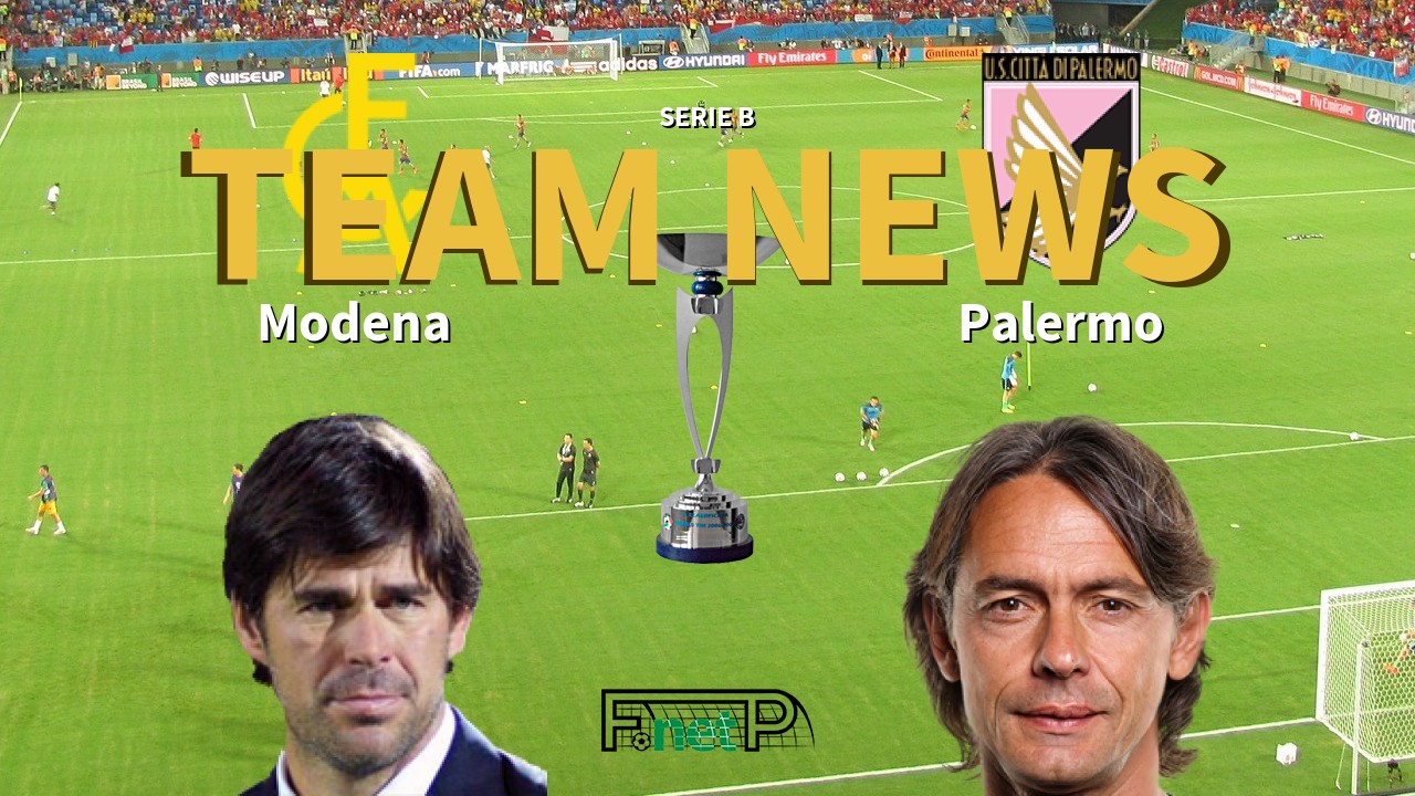 Serie B News: Modena vs Palermo Confirmed Line-ups
