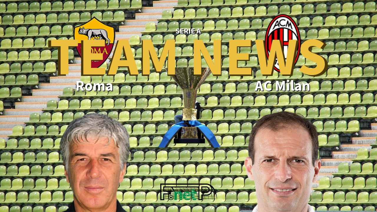 Serie A News: Roma vs AC Milan Confirmed Line-ups