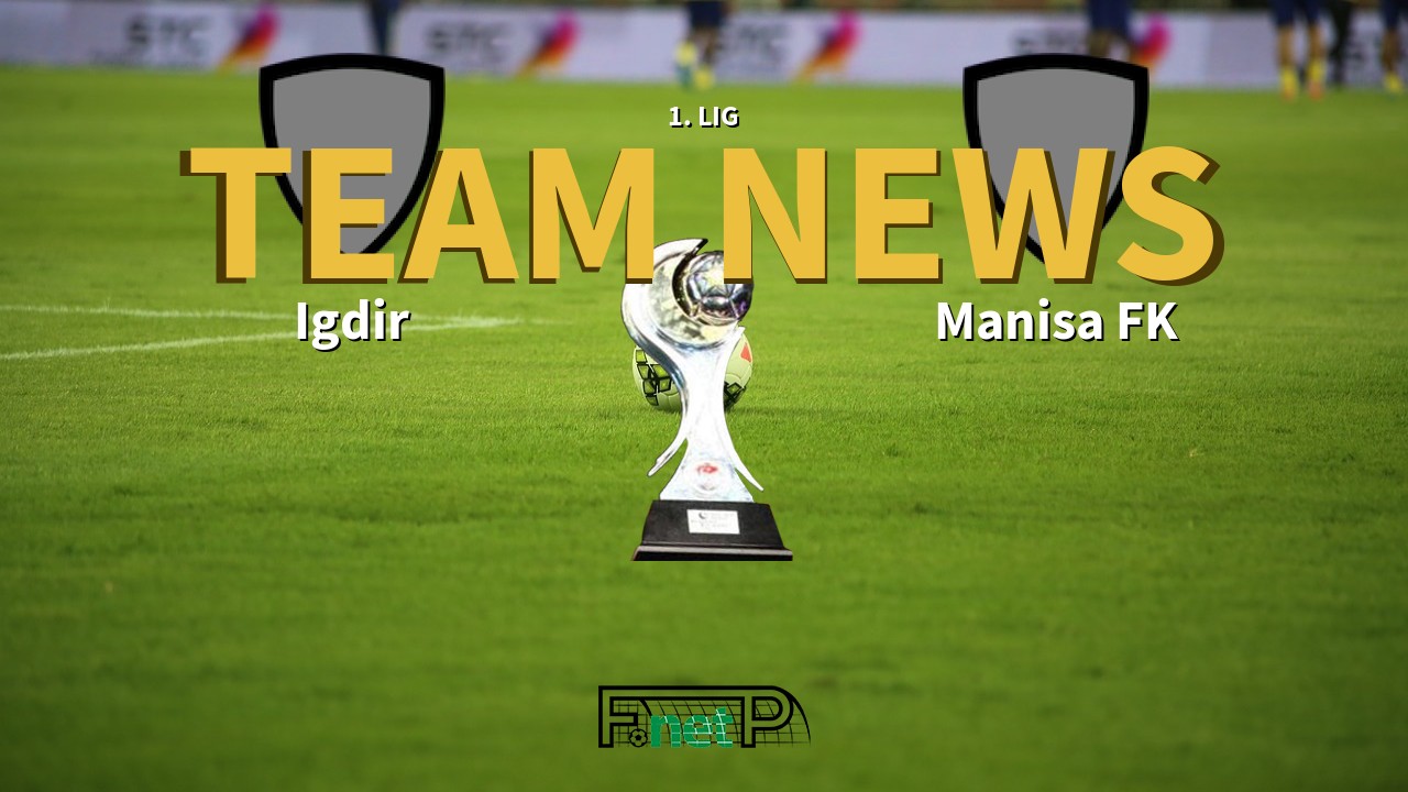 1. Lig News: Igdir vs Manisa FK Confirmed Line-ups