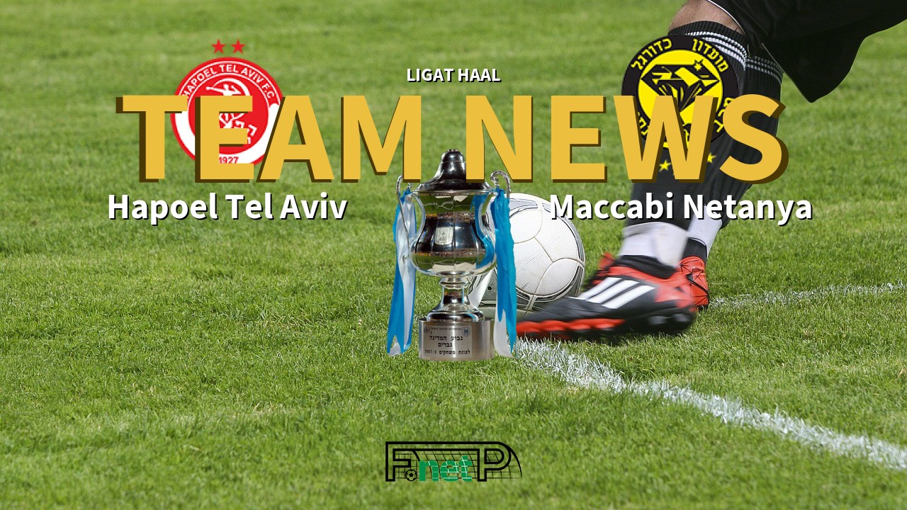 Ligat HaAl News: Hapoel Tel Aviv vs Maccabi Netanya Confirmed Line-ups