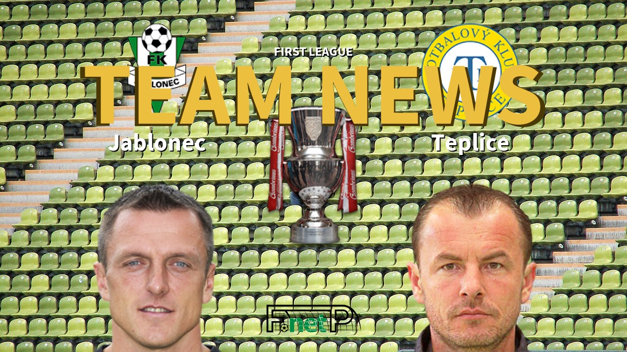 First League News: Baumit Jablonec vs Teplice Confirmed Line-ups