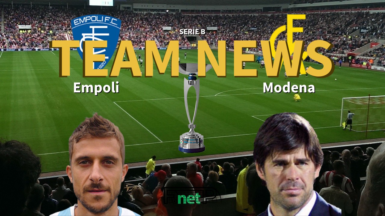 Serie B News: Empoli vs Modena Confirmed Line-ups