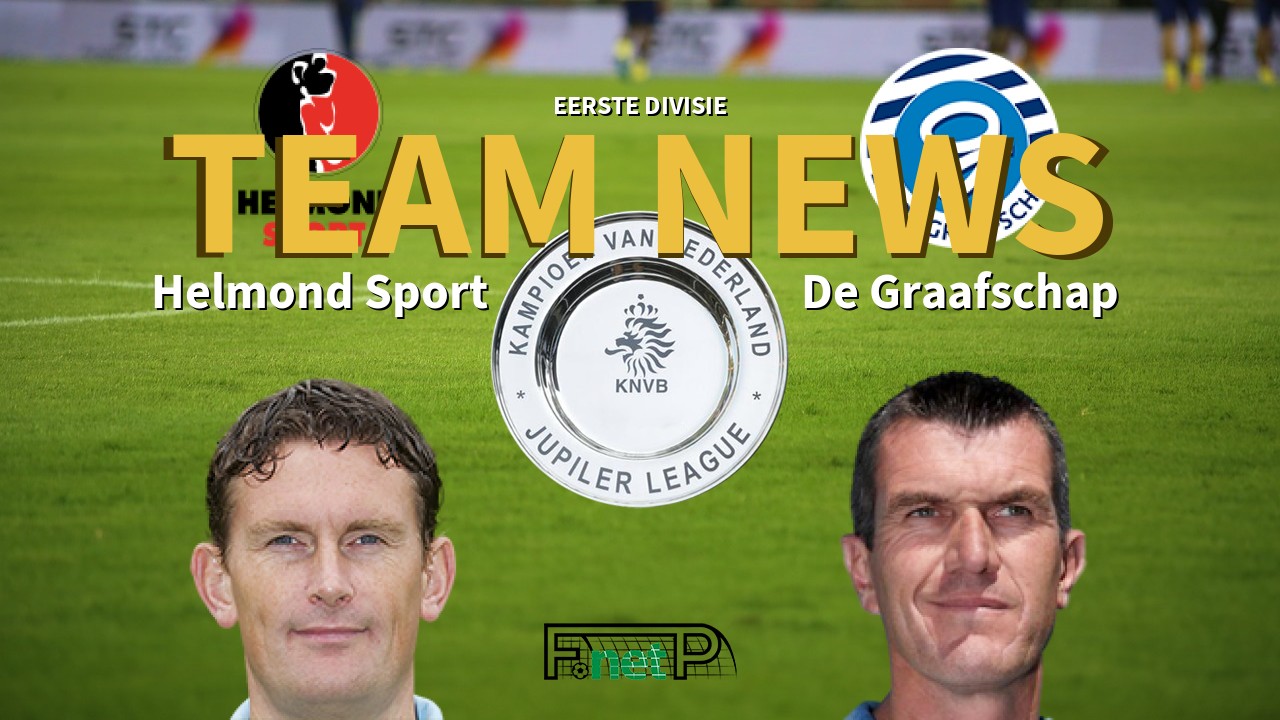Eerste Divisie News: Helmond Sport vs De Graafschap Confirmed Line-ups