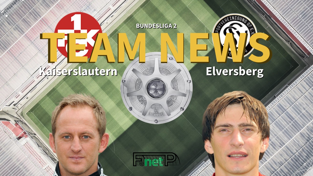 Bundesliga 2 News: Kaiserslautern vs Elversberg Confirmed Line-ups