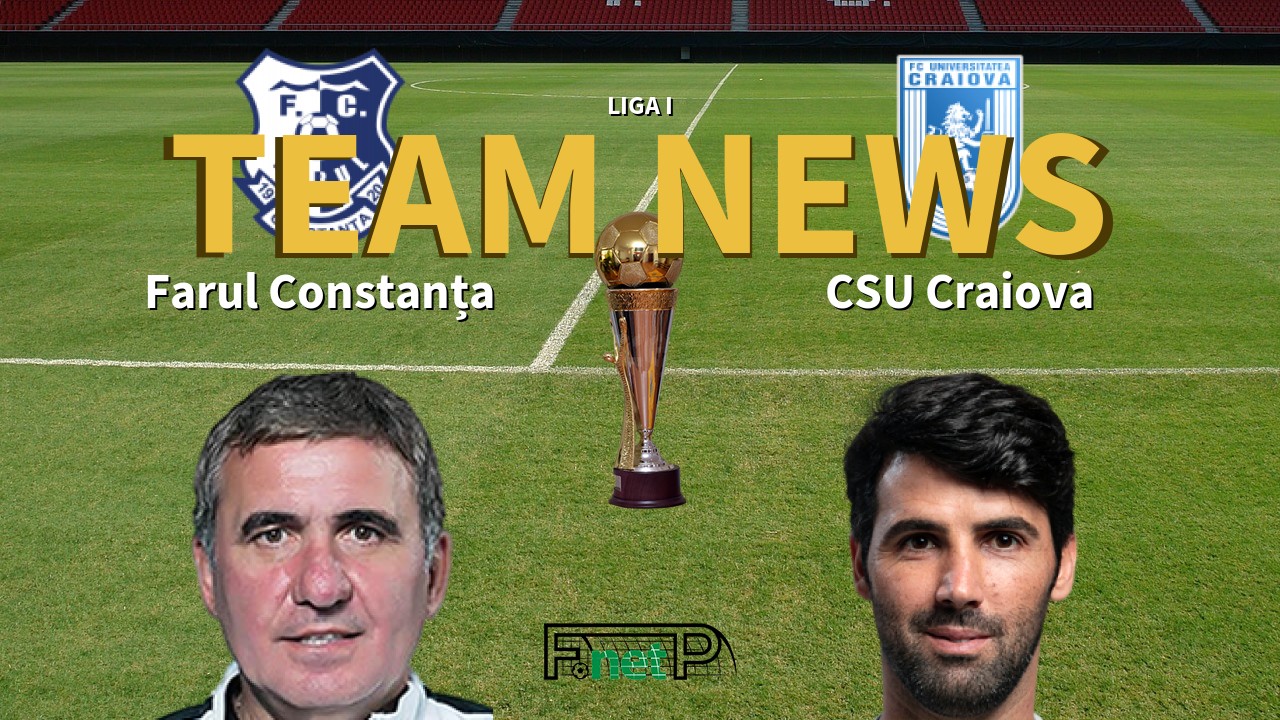Liga I News: Farul Constanța vs Universitatea Craiova Confirmed Line-ups