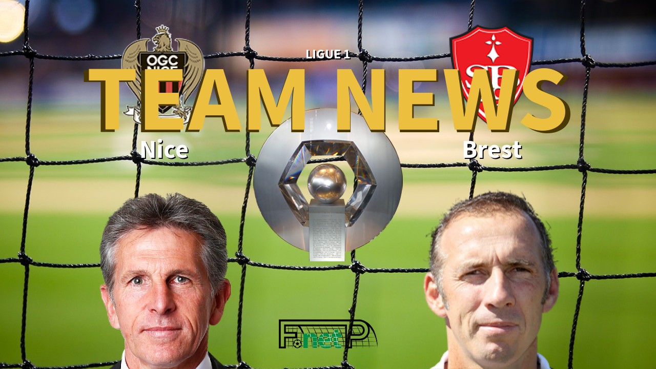 Ligue 1 News: Nice vs Brest Confirmed Line-ups
