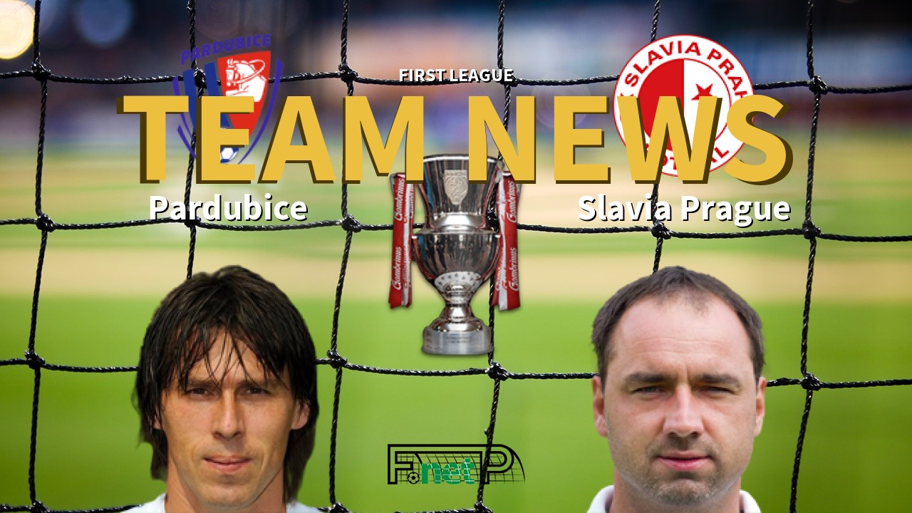 First League News: Pardubice vs Slavia Prague Confirmed Line-ups