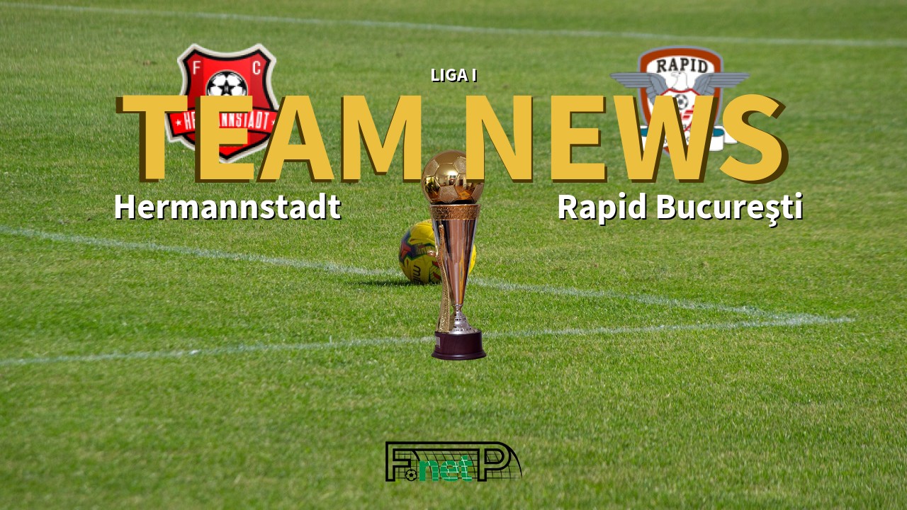 Liga I News: Hermannstadt vs Rapid Bucharest Confirmed Line-ups