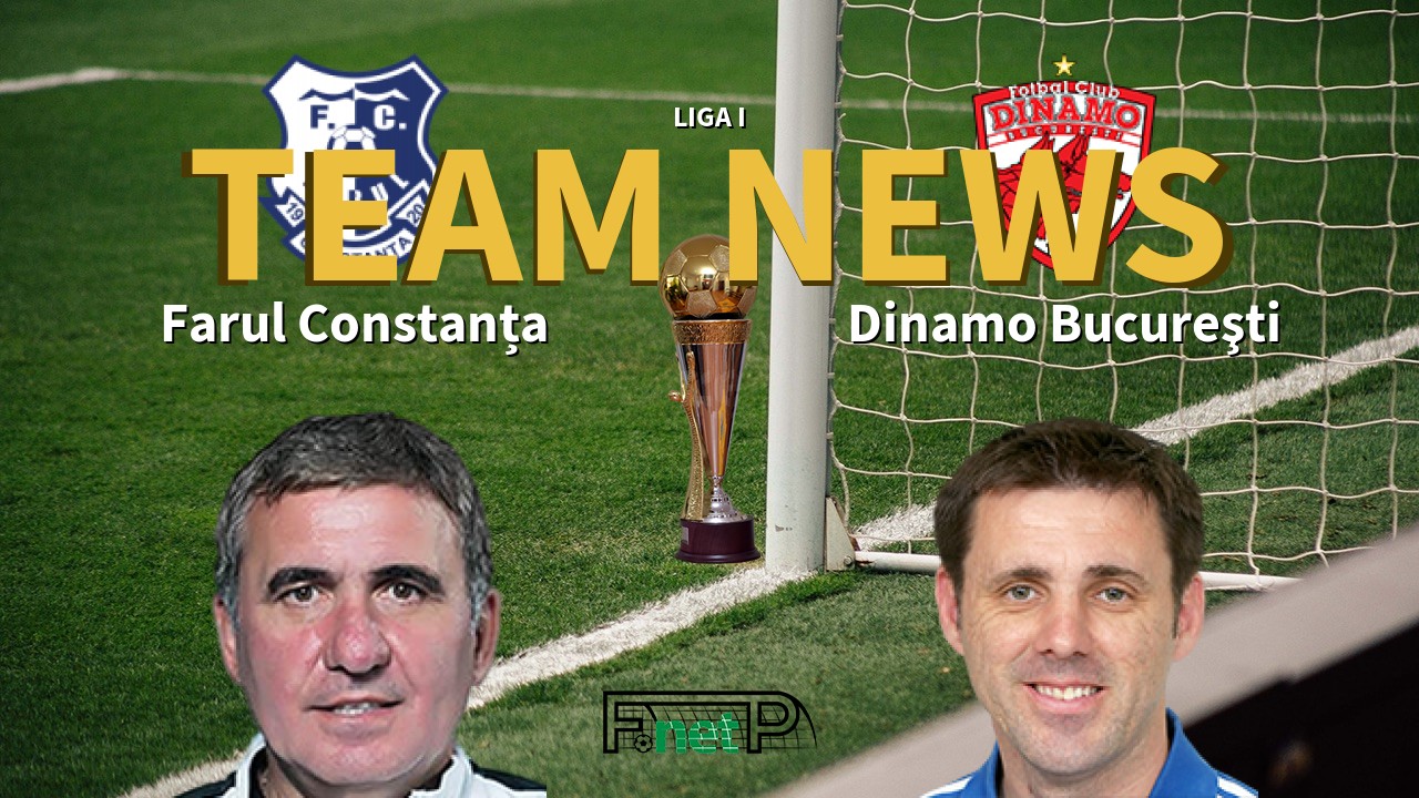 Liga I News: Farul Constanța vs Dinamo Bucharest Confirmed Line-ups