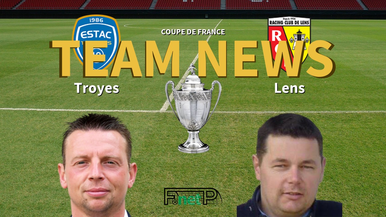 Coupe De France News: ESTAC vs RC Lens Confirmed Line-ups