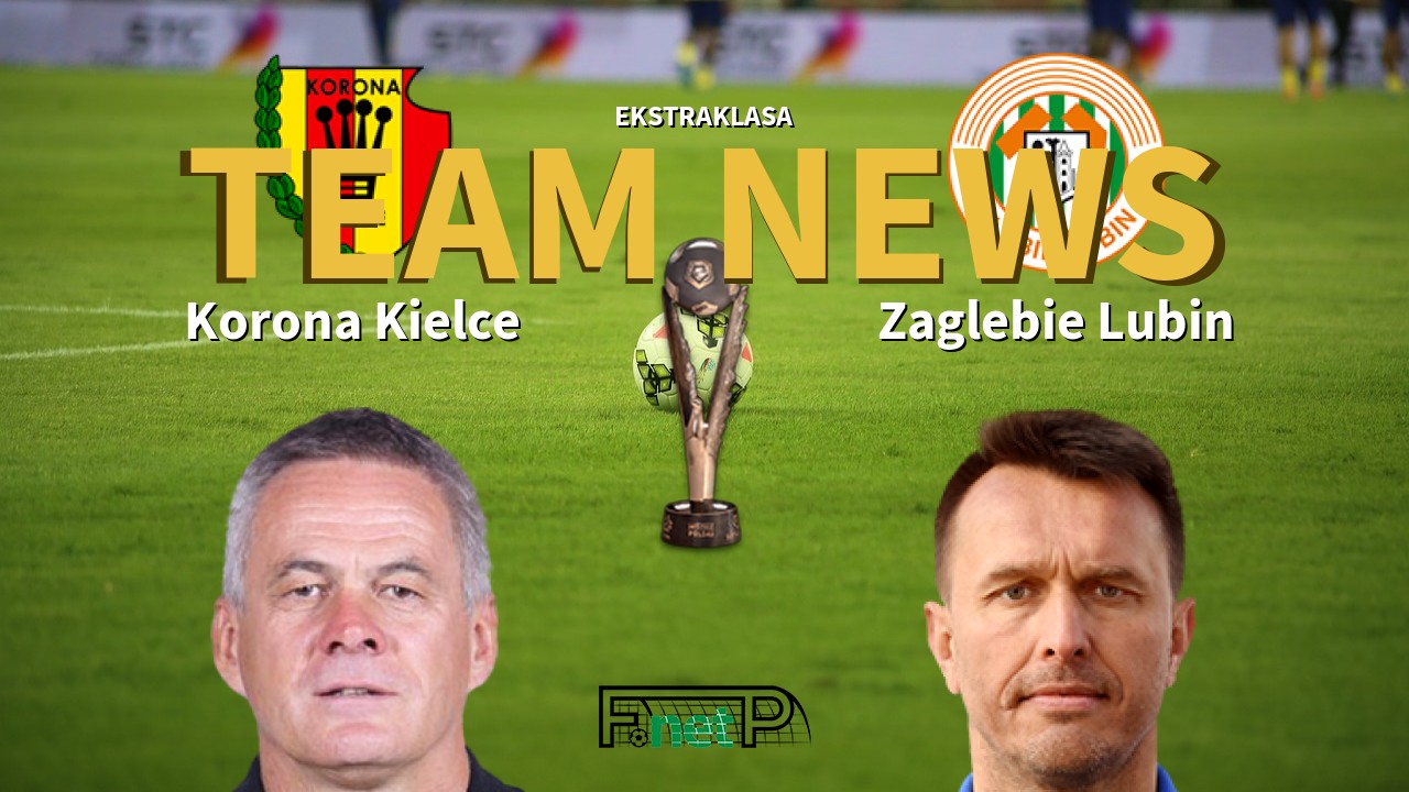 Ekstraklasa News: Korona Kielce vs Zagłębie Lubin Confirmed Line-ups