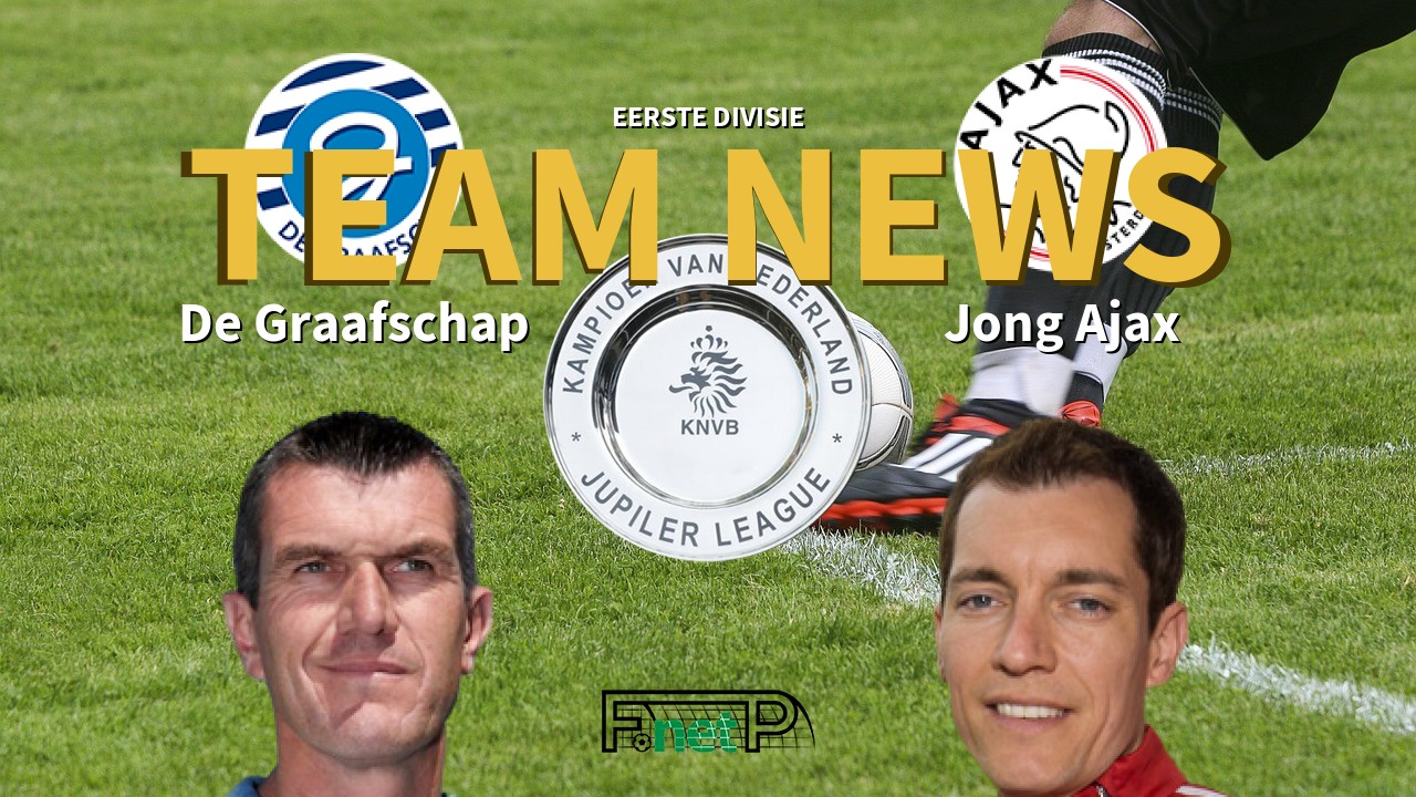 Eerste Divisie News: De Graafschap vs Jong Ajax Confirmed Line-ups