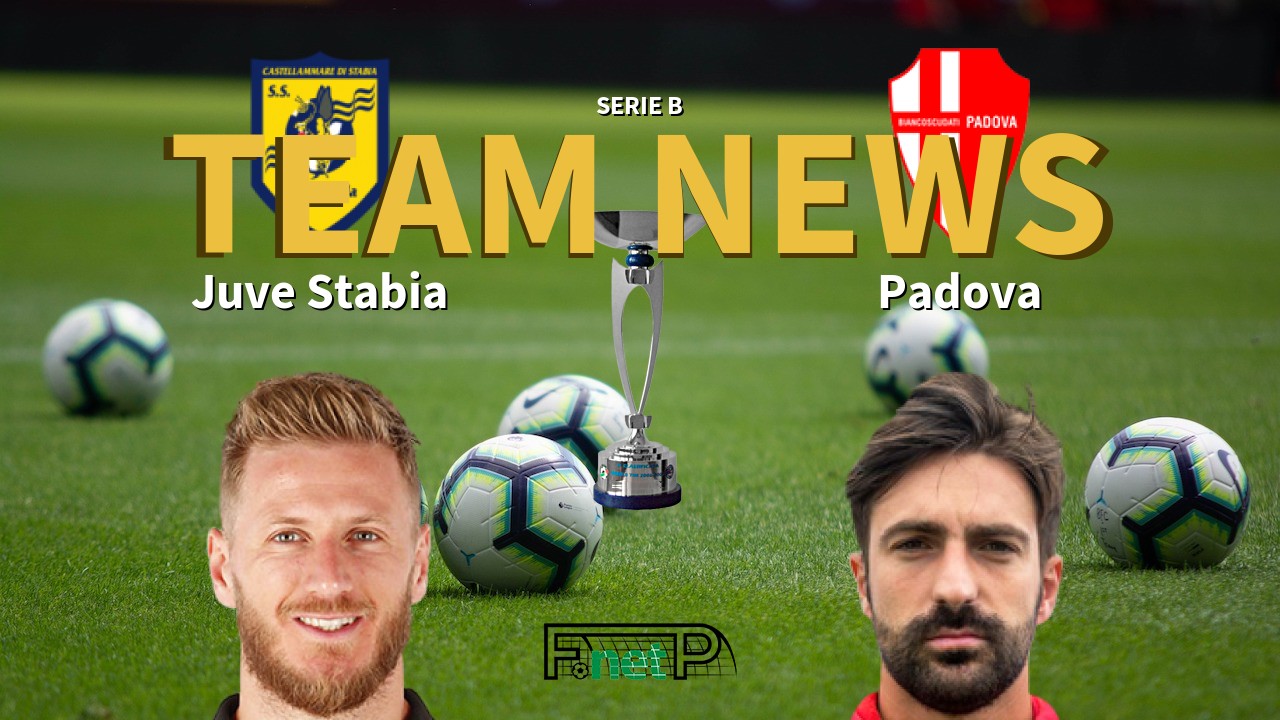 Serie B News: Juve Stabia vs Padova Confirmed Line-ups