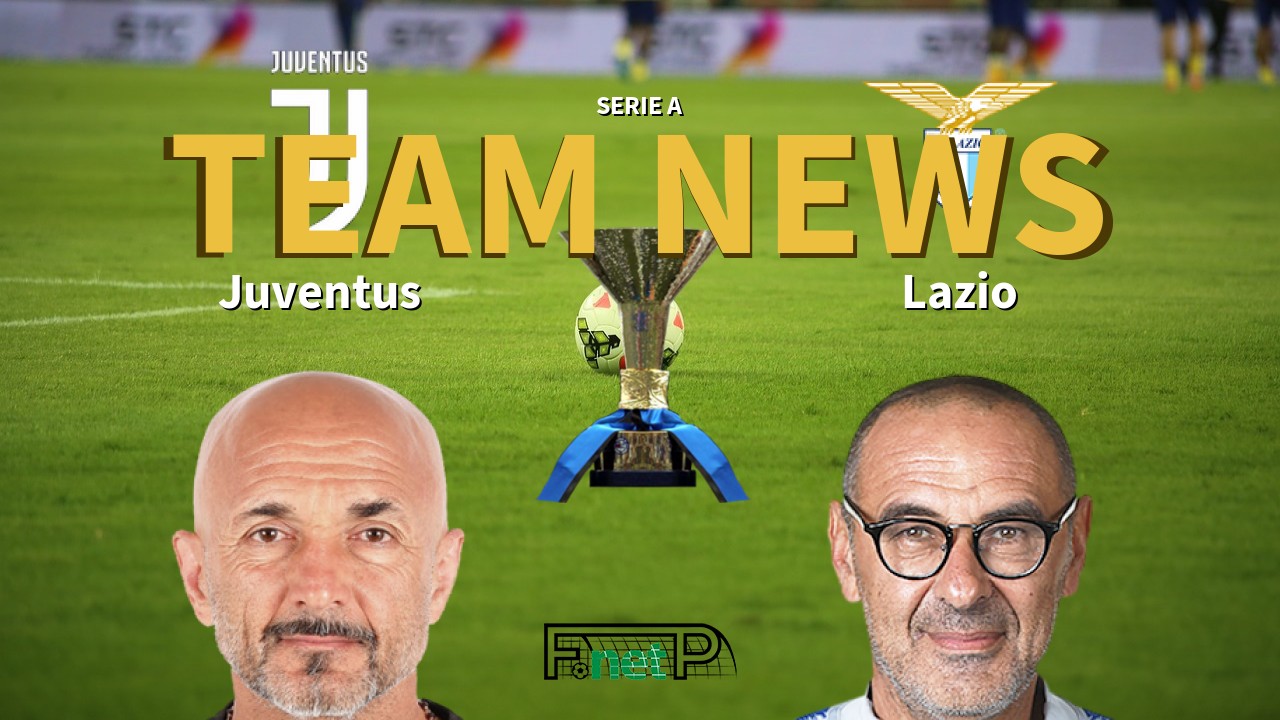 Serie A News: Juventus vs Lazio Confirmed Line-ups