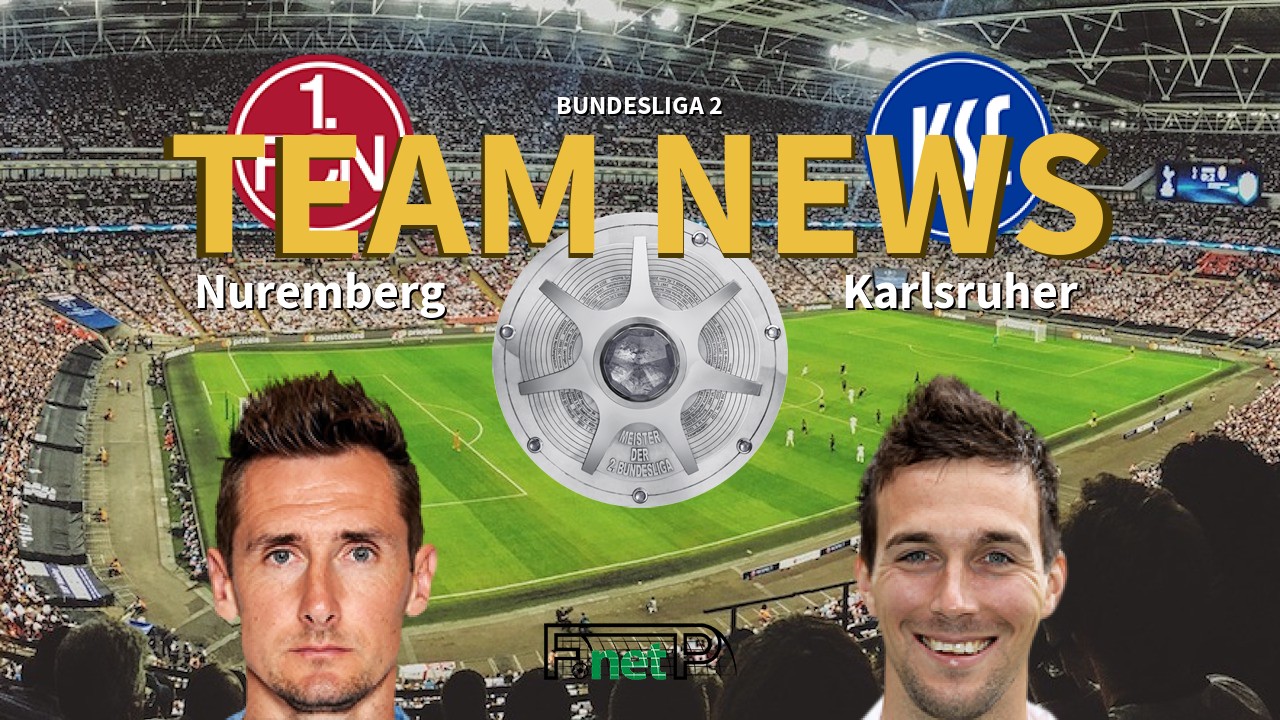 Bundesliga 2 News: Nuremberg vs Karlsruhe Confirmed Line-ups