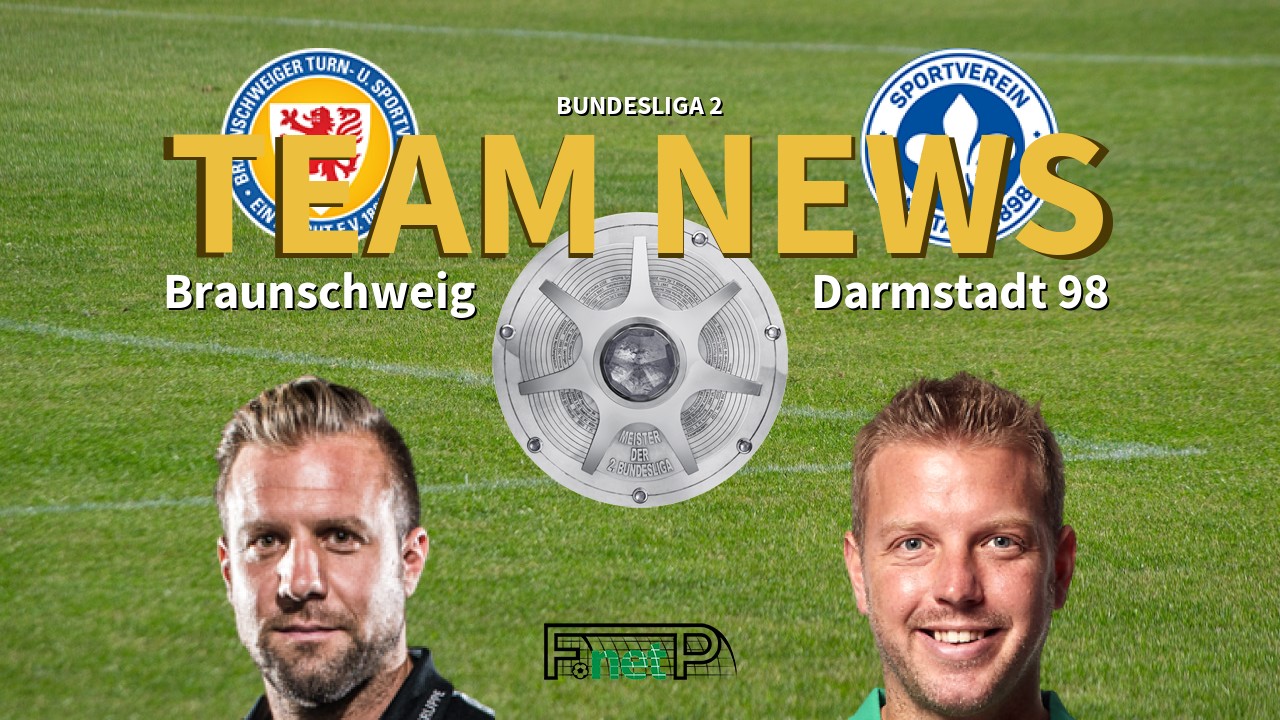Bundesliga 2 News: Eintracht Braunschweig vs Darmstadt Confirmed Line-ups