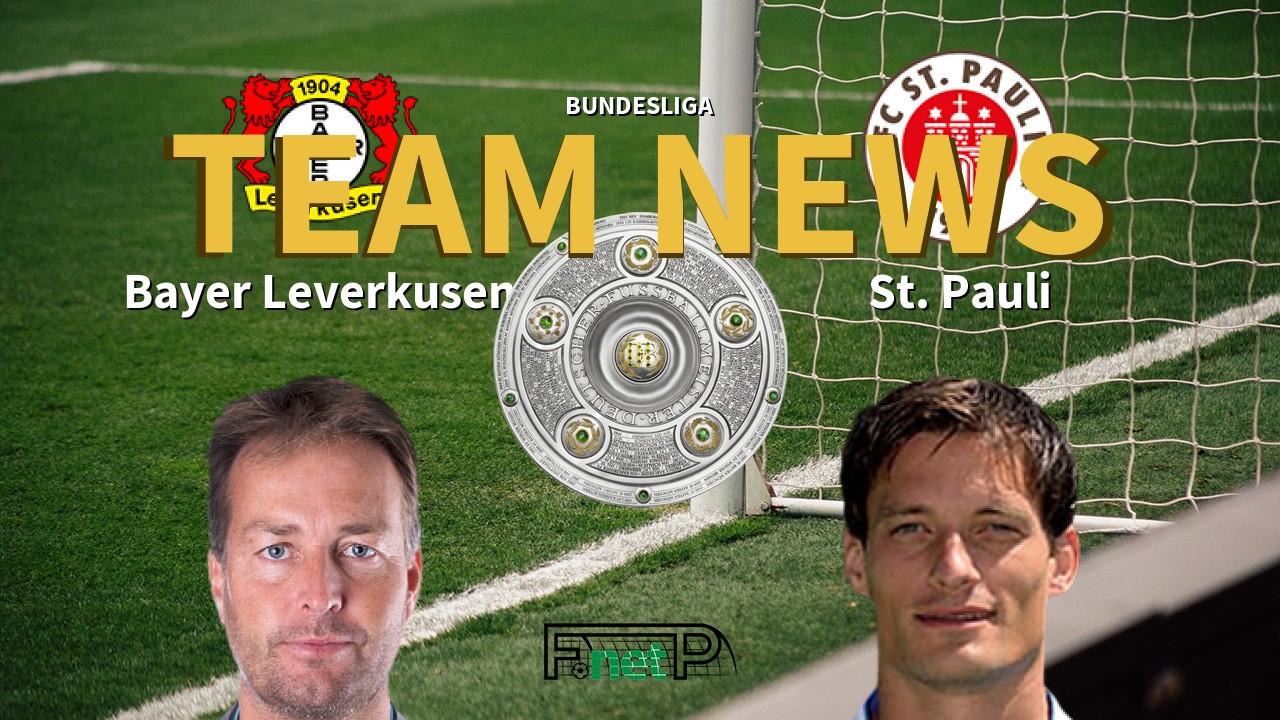 Bundesliga News: Bayer Leverkusen vs St. Pauli Confirmed Line-ups