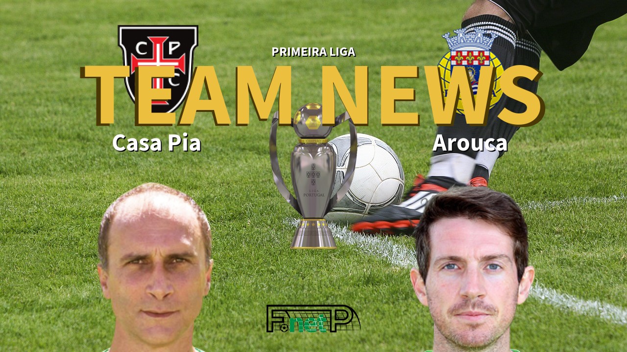 Primeira Liga News: Casa Pia vs Arouca Confirmed Line-ups