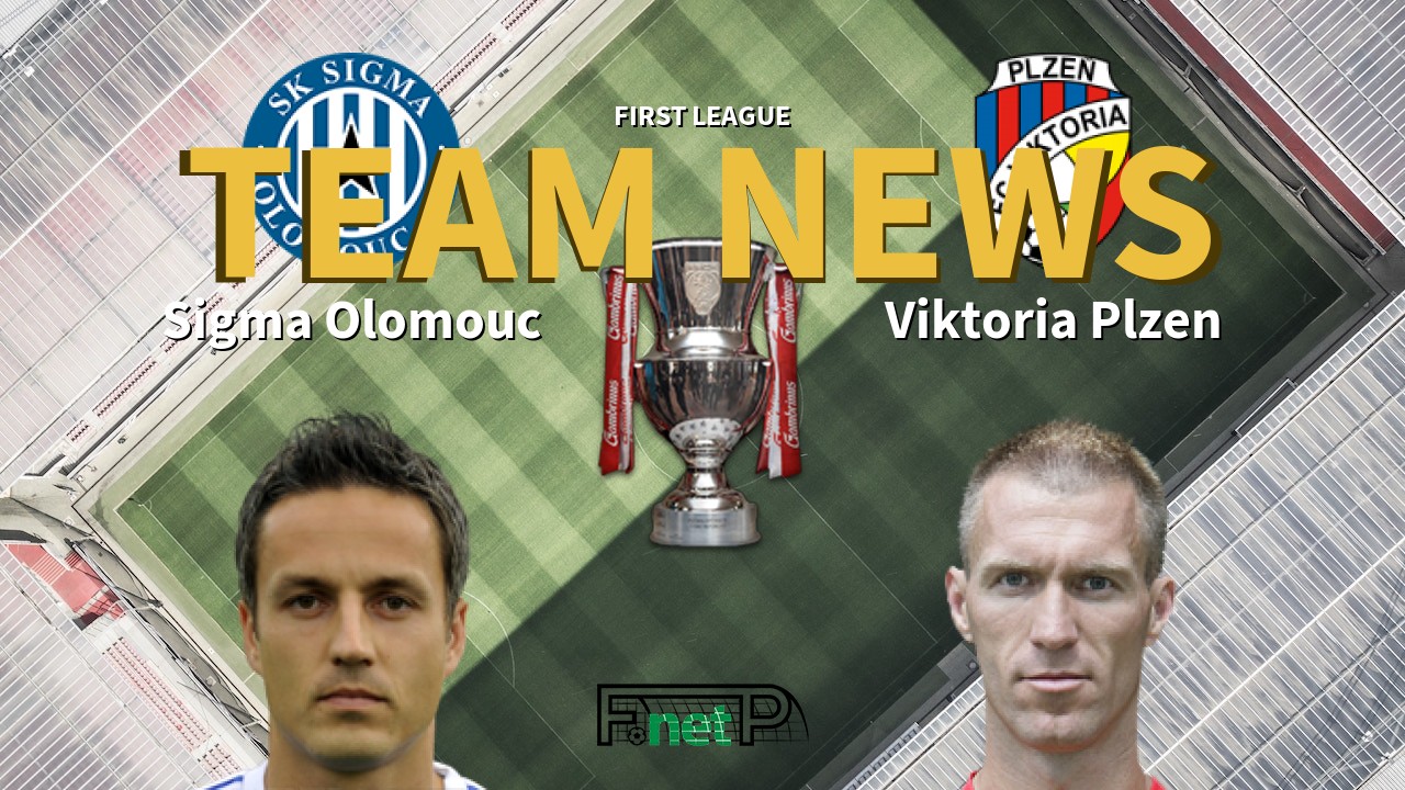 First League News: Sigma Olomouc vs Viktoria Plzeň Confirmed Line-ups