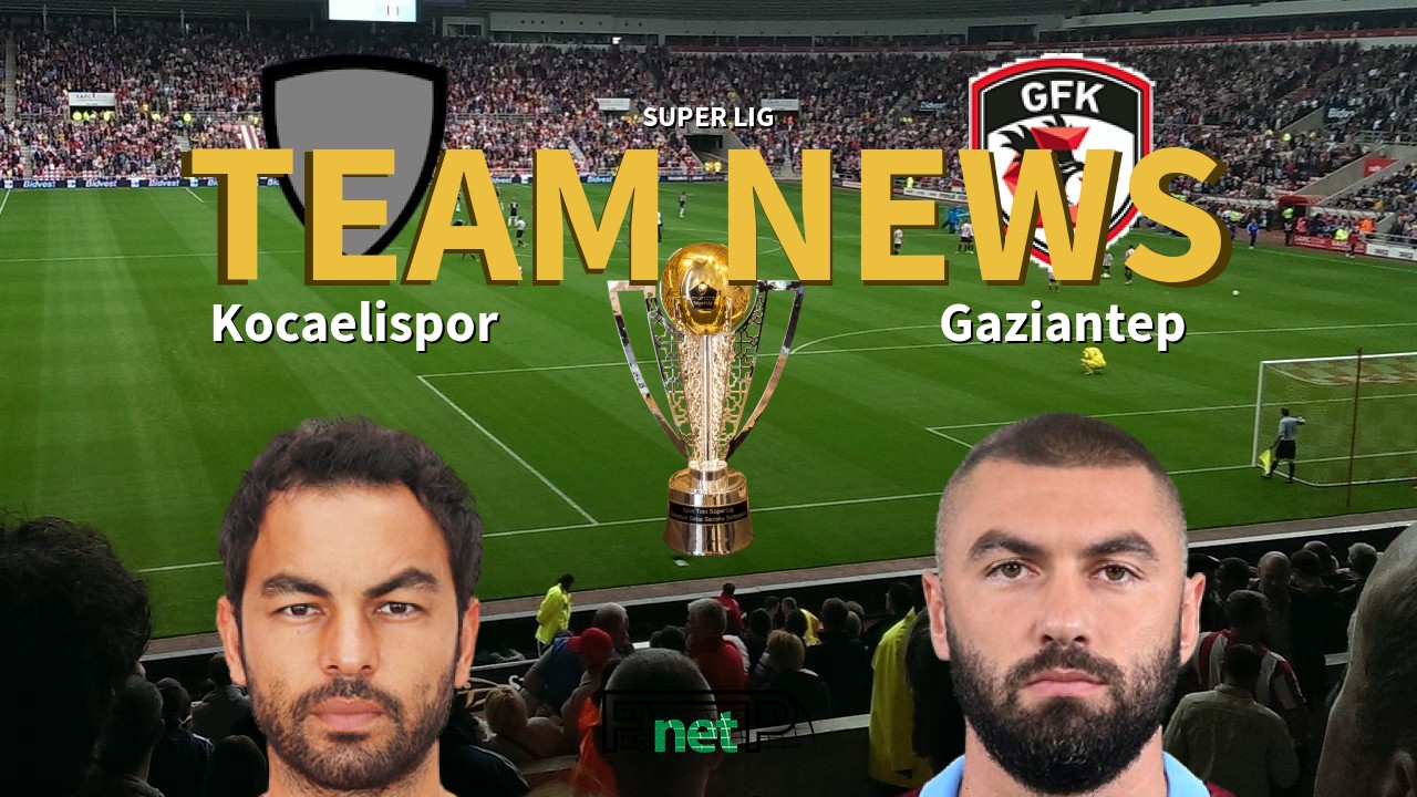 Super Lig News: Kocaelispor vs Gaziantep Confirmed Line-ups