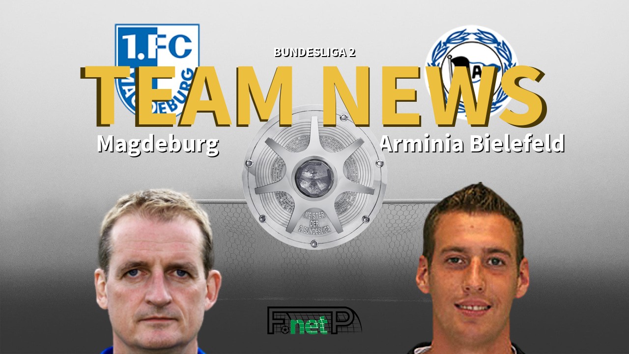 Bundesliga 2 News: Magdeburg vs Arminia Bielefeld Confirmed Line-ups