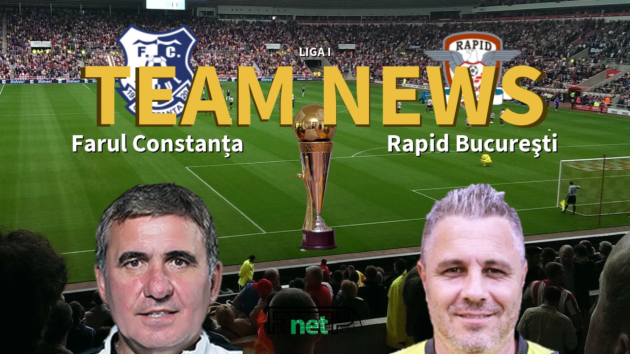 Liga I News: Farul Constanța vs Rapid Bucharest Confirmed Line-ups
