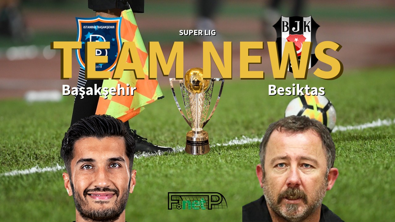 Super Lig News: İstanbul Başakşehir vs Beşiktaş Confirmed Line-ups