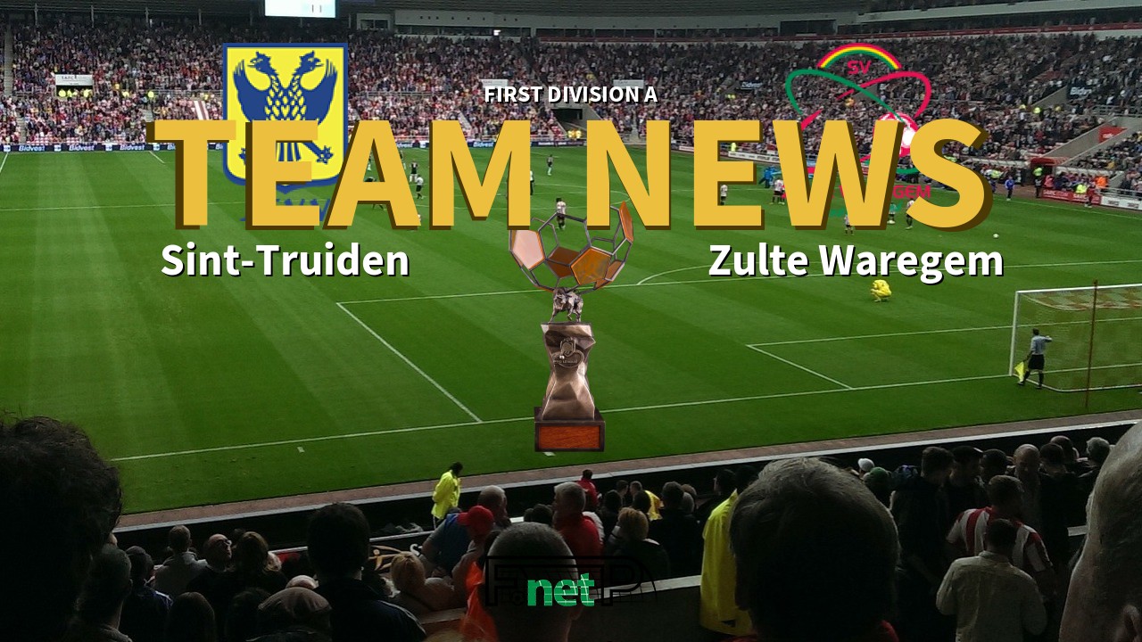 First Division A News: Sint-Truidense VV vs SV Zulte Waregem Confirmed Line-ups