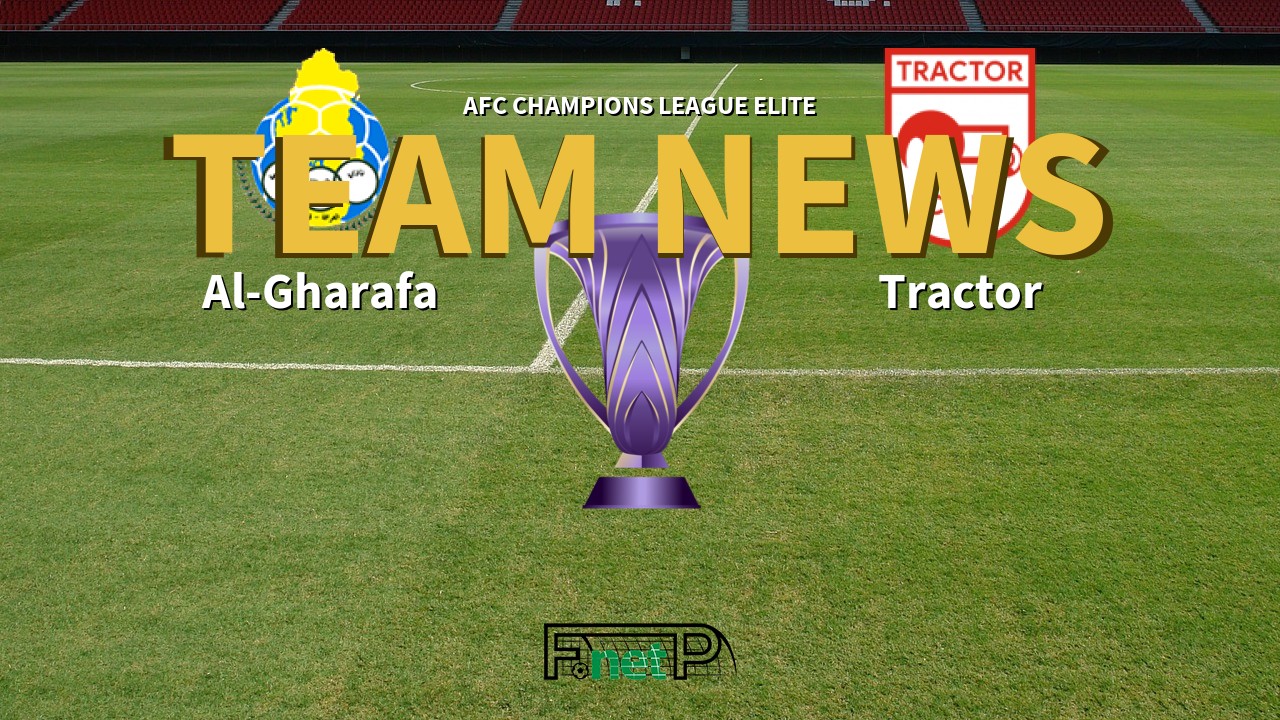 AFC Champions League Elite News: Al-Gharafa vs Tractor Sazi Confirmed Line-ups