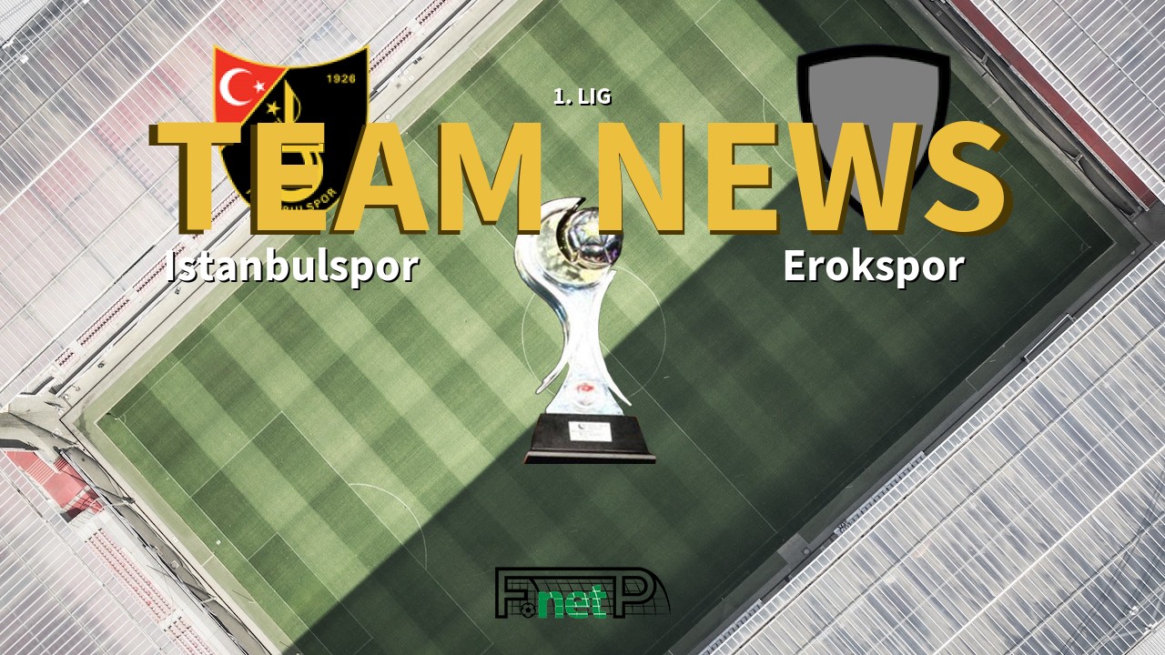 1. Lig News: Istanbulspor vs Erokspor Confirmed Line-ups