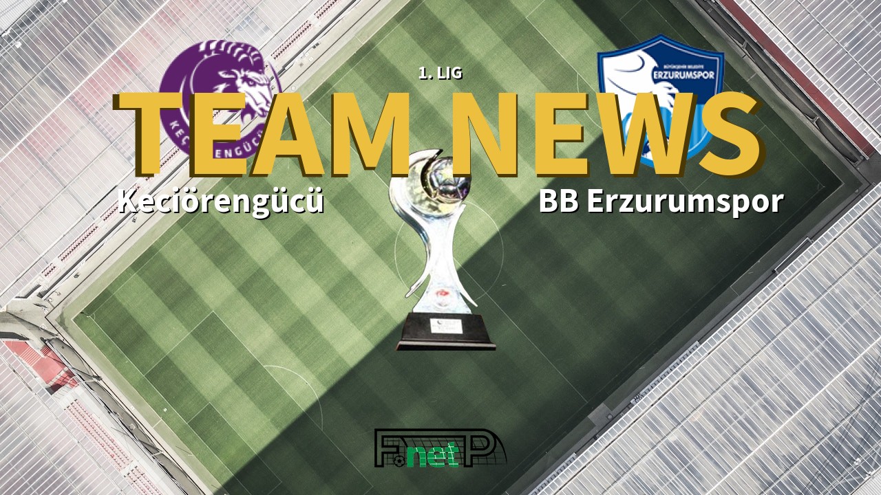 1. Lig News: Keciörengücü vs BB Erzurumspor Confirmed Line-ups