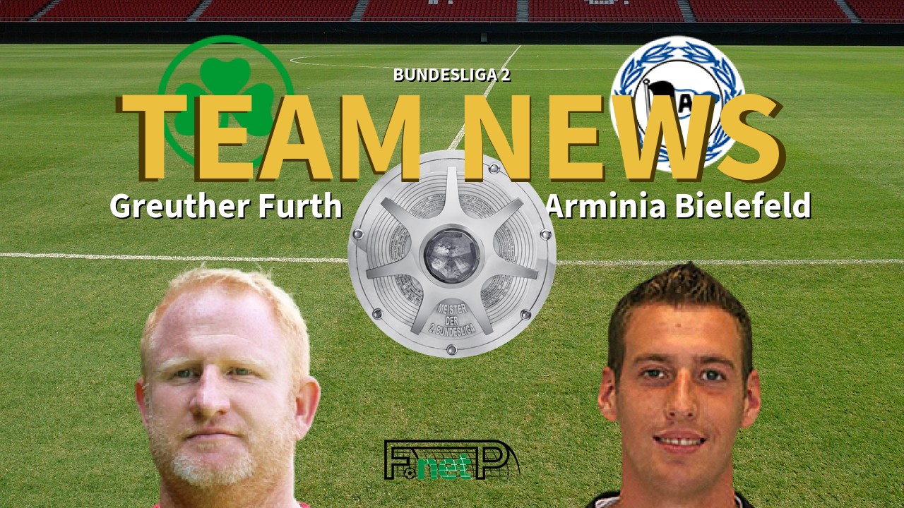 Bundesliga 2 News: Greuther Furth vs Arminia Bielefeld Confirmed Line-ups
