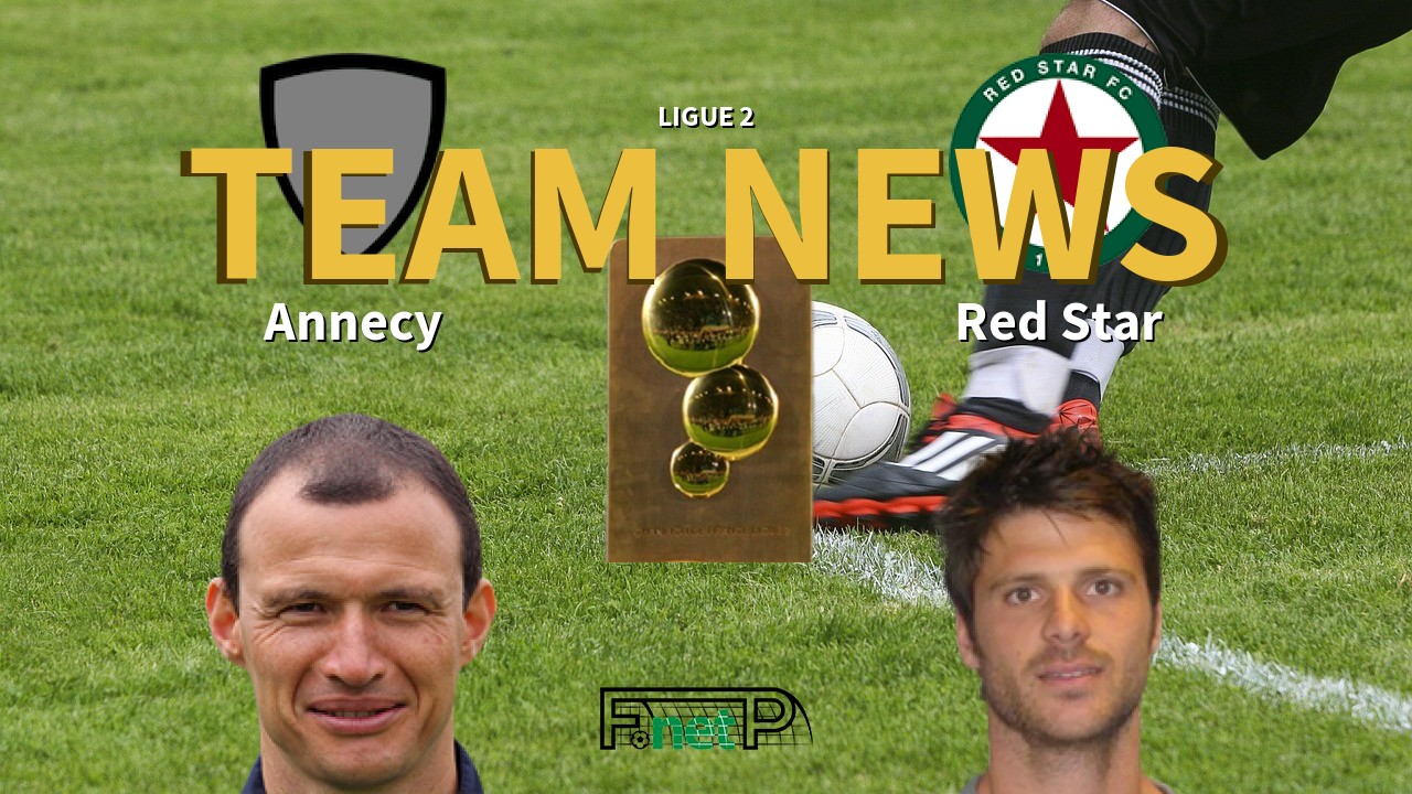 Ligue 2 News: Annecy FC vs Red Star Confirmed Line-ups