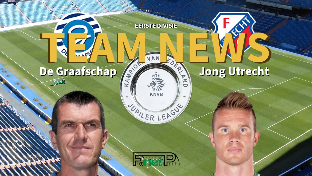 Eerste Divisie News: De Graafschap vs Jong Utrecht Confirmed Line-ups