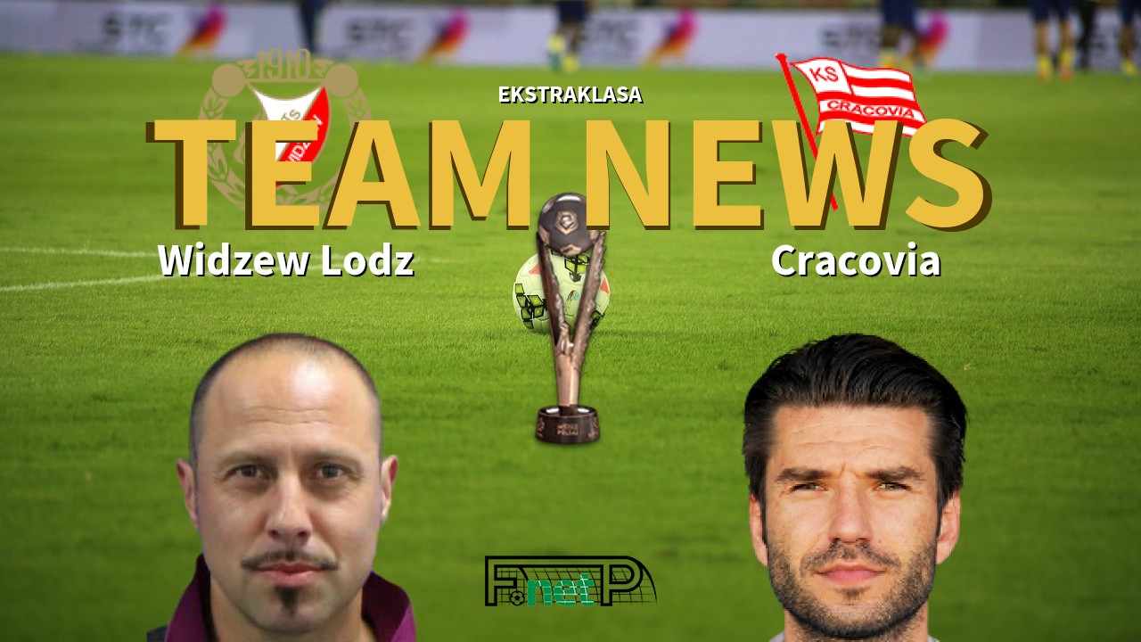 Ekstraklasa News: Widzew Łódź vs Cracovia Confirmed Line-ups