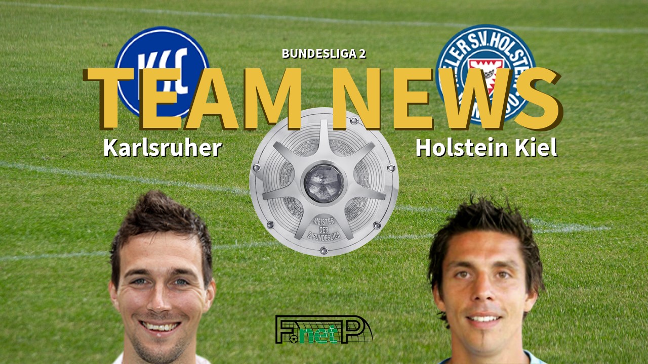 Bundesliga 2 News: Karlsruhe vs Holstein Kiel Confirmed Line-ups