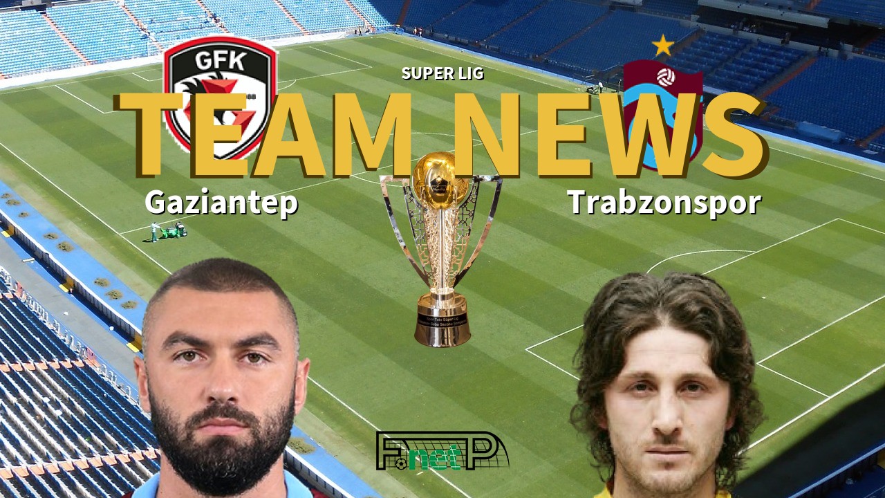 Super Lig News: Gaziantep vs Trabzonspor Confirmed Line-ups